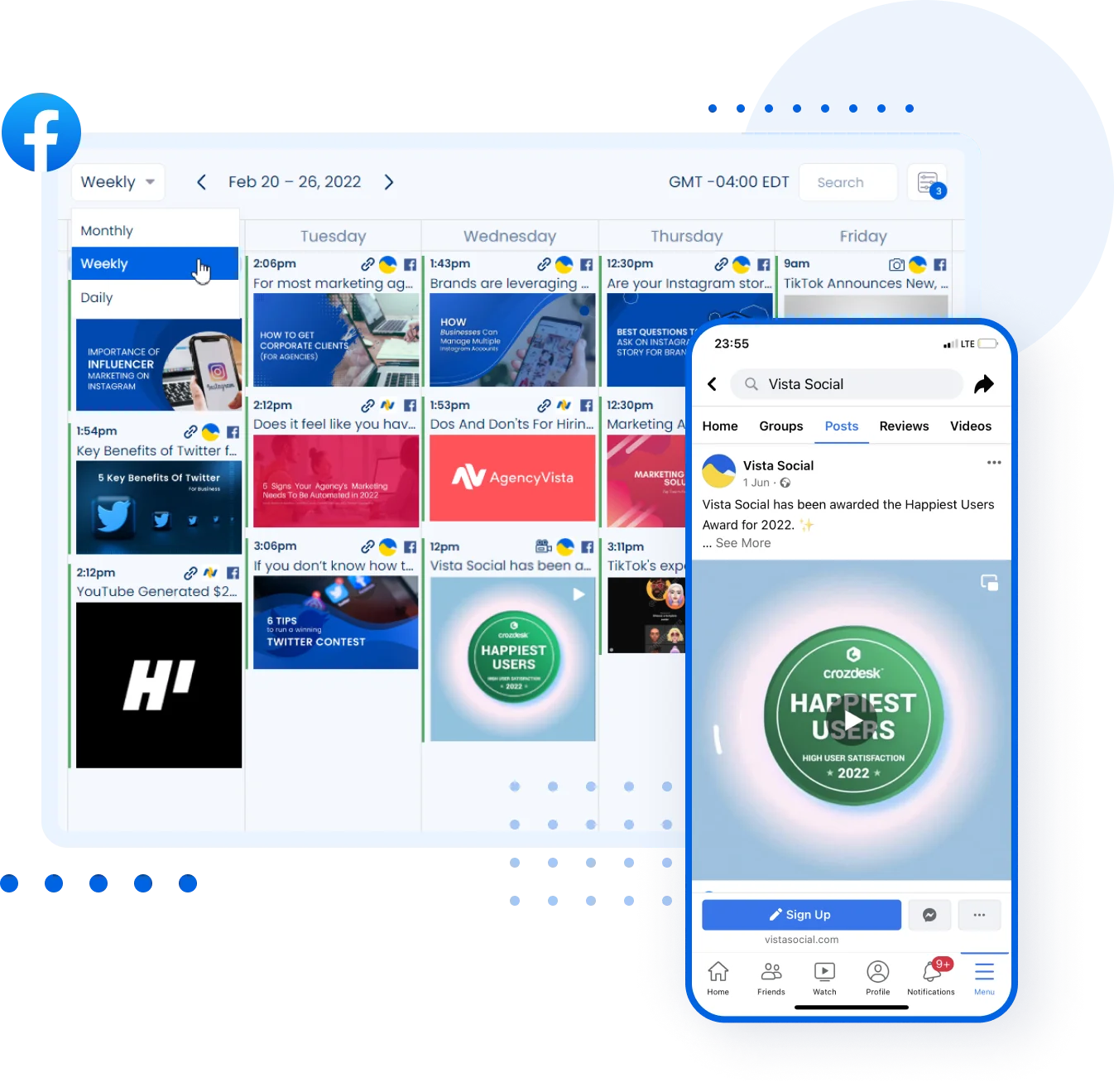 Facebook management tools for business